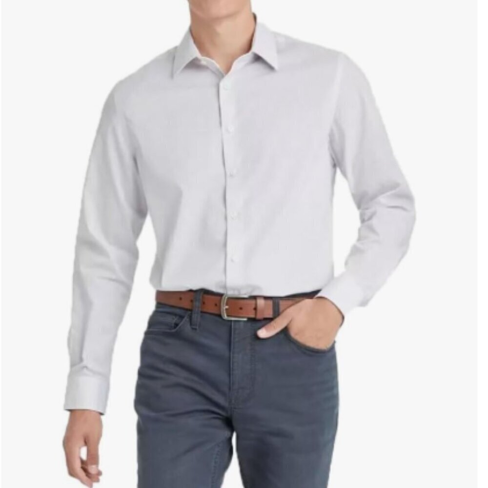 NWT Goodfellow & Co Mens Dress Shirt size M 15 -15.5